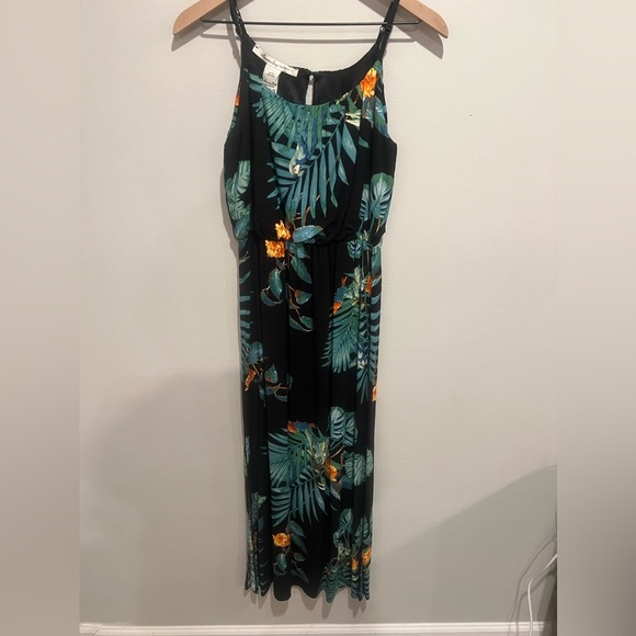 AMERICAN RAG Key West Tropical Paradise Parrot Jimmy Buffet Dress Sz S - Picture 1 of 5